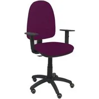 Piqueras y Crespo Ayna Silla Bali Brazos Regulables Ruedas de Parqué Morado 04CPBALI760B10RP