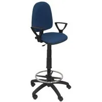 Piqueras y Crespo Ayna Taburete Bali con Brazos Fijos Azul Marino T04CPBALI200BGOLF