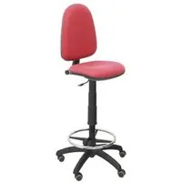 Piqueras y Crespo Ayna Taburete Bali Ruedas de Parqué Granate T04CPBALI933RP