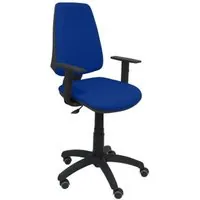 Piqueras y Crespo Elche CP Bali Silla de Oficina Brazos Regulables Ruedas Parquet Azul 14CPBALI229B10RP