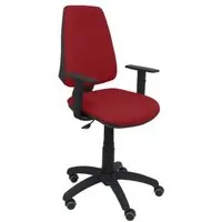 Piqueras y Crespo Elche CP Bali Silla de Oficina Brazos Regulables Ruedas Parquet Granate 14CPBALI933B10RP