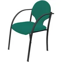 Piqueras y Crespo Hellin Pack de 2 Sillas Chasis Negro Bali Verde PACK220NBALI456