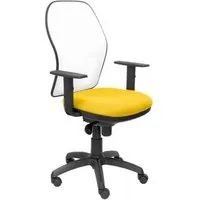 Piqueras y Crespo Jorquera Silla Malla Blanca Asiento Bali Amarillo 15SBBALI100