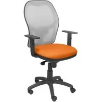 Piqueras y Crespo Jorquera Silla Malla Gris Asiento Bali Naranja 15SGRBALI308