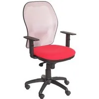 Piqueras y Crespo Jorquera Silla Malla Gris Asiento Bali Rojo 15SGRBALI350