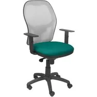 Piqueras y Crespo Jorquera Silla Malla Gris Asiento Bali Verde Claro 15SGRBALI39