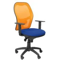 Piqueras y Crespo Jorquera Silla Malla Naranja Asiento Bali Azul 15SNABALI229
