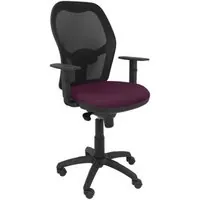 Piqueras y Crespo Jorquera Silla Malla Negra Asiento Bali Morado 15SNBALI760