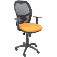 Piqueras y Crespo Jorquera Silla Malla Negro Asiento Naranja 15SNBALI308
