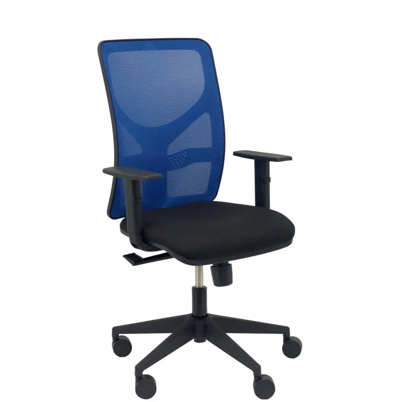 Piqueras y Crespo Motilla Silla Malla Azul Asiento Bali Brazo Regulable Negro 21SM229B840B10