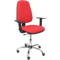 Piqueras y Crespo Socovos Silla Bali Rojo con Brazos Regulables 17CPBALI350B10
