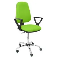 Piqueras y Crespo Socovos Silla Bali Verde Pistacho con Brazos Fijos 17CPBALI22BGOLF