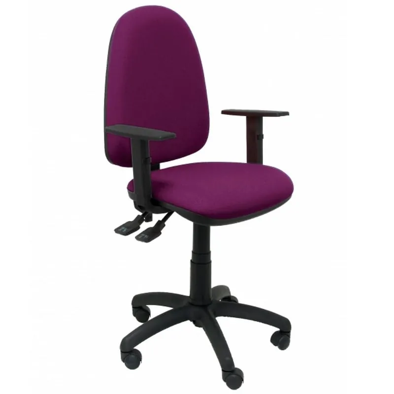 Piqueras y Crespo Tribaldos Silla Oficina con Brazos Regulables Morada 1007CPBALI760B10