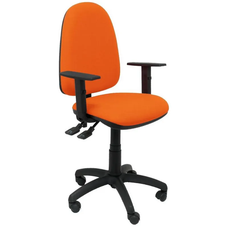 Piqueras y Crespo Tribaldos Silla Oficina con Brazos Regulables Naranja 1007CPBALI308B10