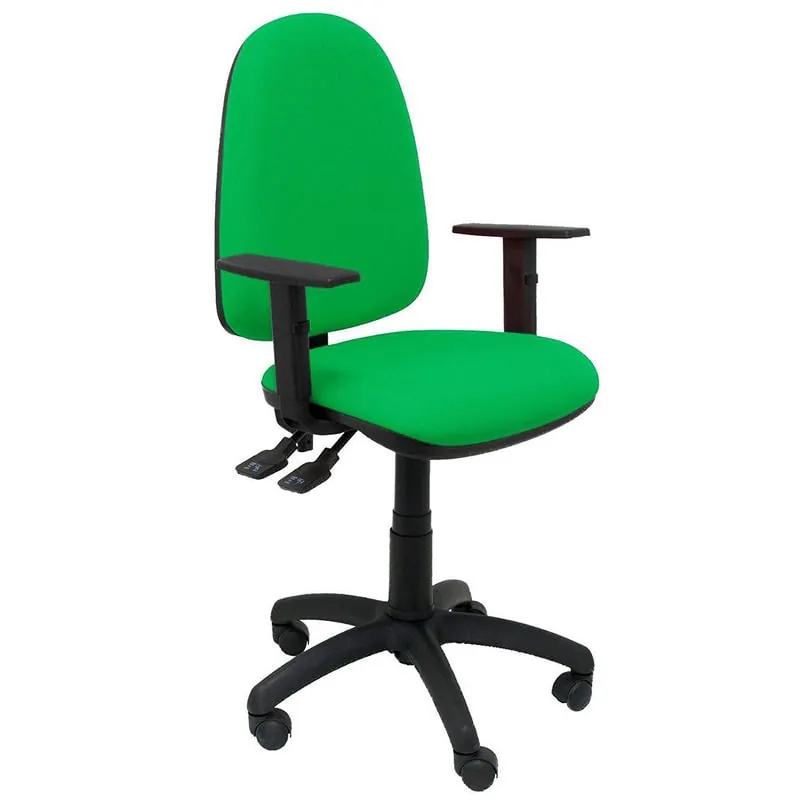 Piqueras y Crespo Tribaldos Silla Oficina con Brazos Regulables Verde 1007CPBALI15B10