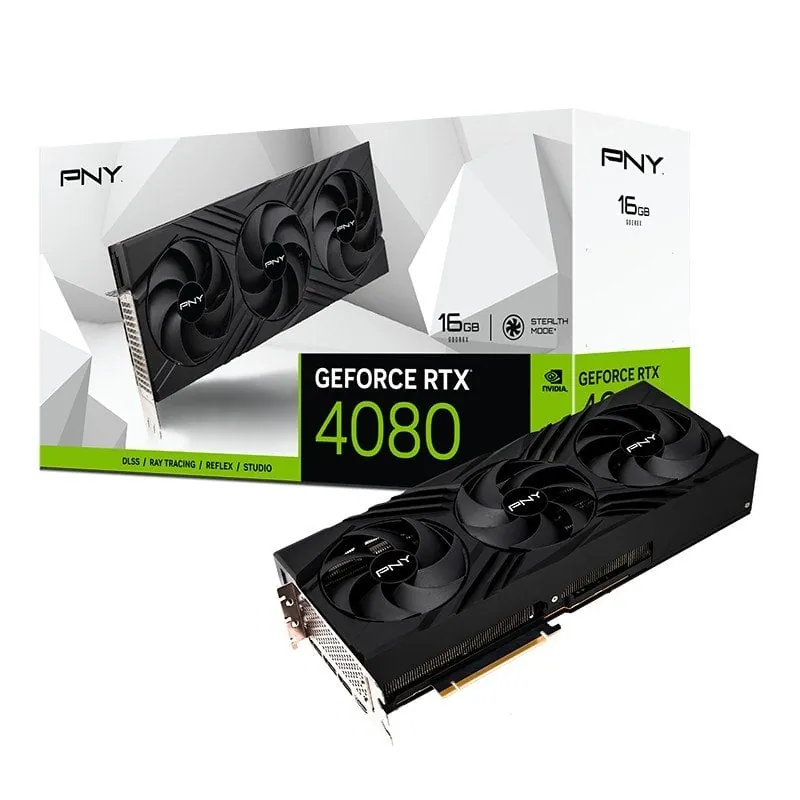 PNY GeForce RTX 4080 VERTO Triple Fan 16GB GDDR6X DLSS3 VCG408016TFXPB1
