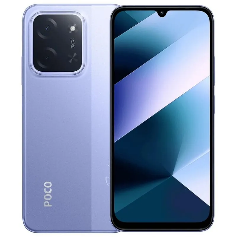 POCO C85 8GB 256GB 6.9" 120Hz Dual SIM 4G 6000mAh 33W 50MP IP64 Android 15 Morado MZB0LGREU