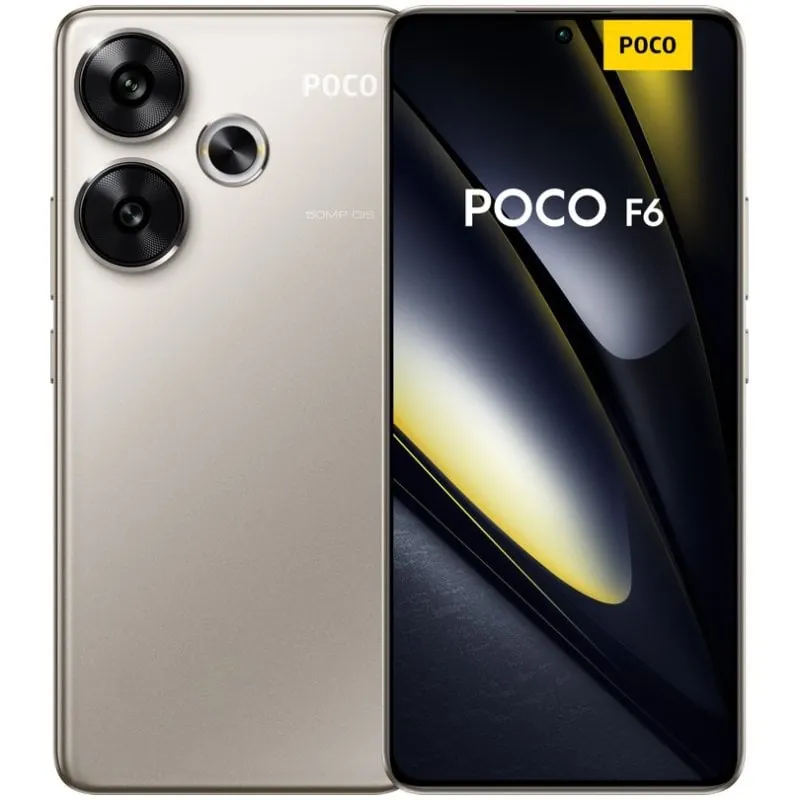 POCO F6 5G 12/512GB Titanio Libre MZB0H9EEU
