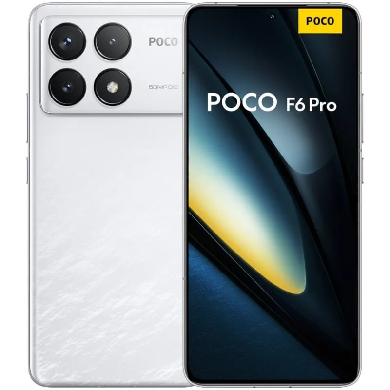 POCO F6 Pro 5G 12/256GB Blanco Libre MZB0GWBEU