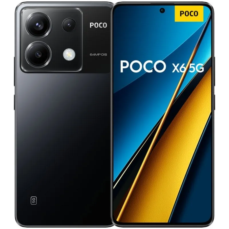 POCO X6 5G 12/512GB Negro Libre MZB0FS4EU