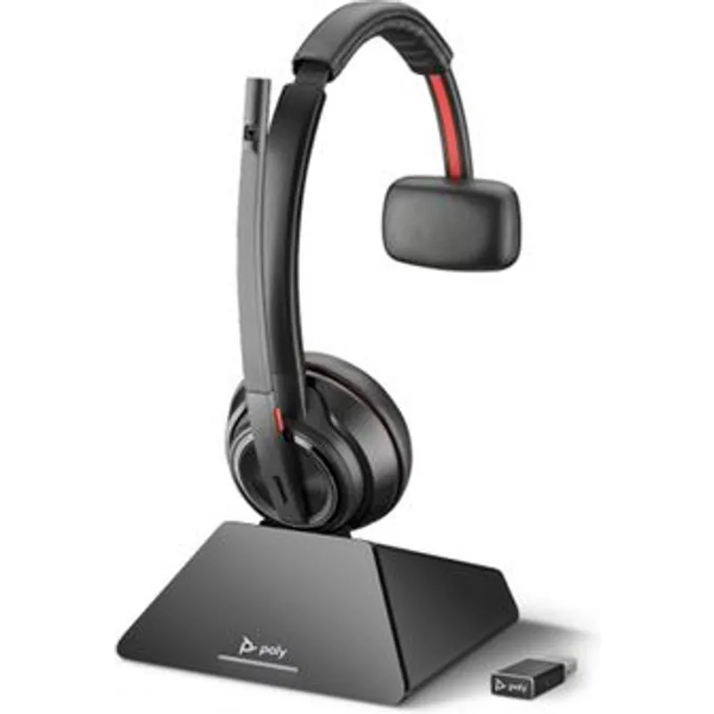 Poly 8210 UC Auricular Inalámbrico Monoaural Negros 209213-02