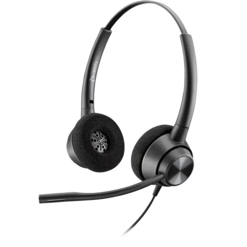 Poly EncorePro 320 Stereo USB Auriculares con Micrófono Negro 767G0AA