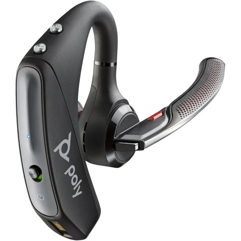 Poly Voyager 5200 Auricular Inalámbrico Monoaural Negro 80S12AA