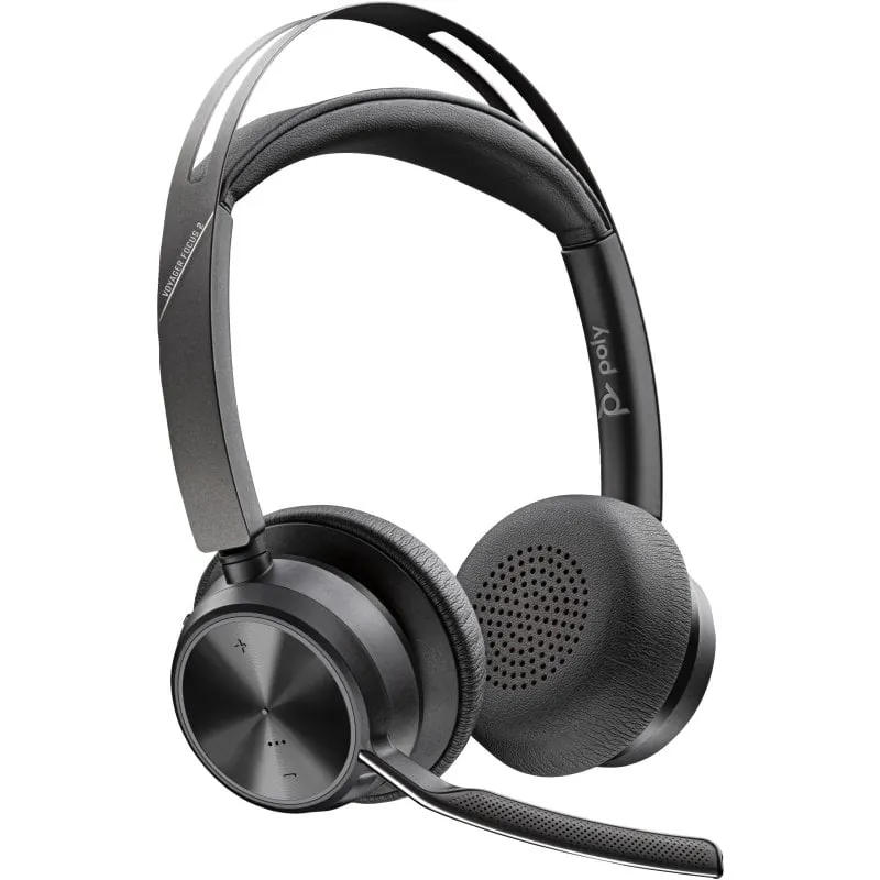 Poly Voyager Focus 2 Auriculares Estéreo USB-C Negros 76U46AA