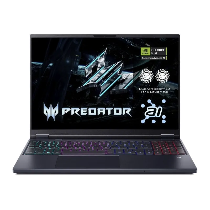 Portátil Acer Predator Helios Neo 18 18" Intel Core Ultra 9 275HX 32GB 2TB SSD RTX 5070 Ti Sin sistema operativo NH.QVMEB.001