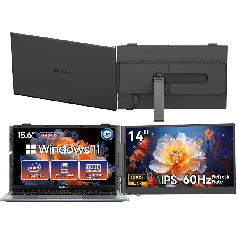 Portátil Blackview AceBook 6 15.6" Intel N150 16GB 512GB SSD Intel UHD Windows 11 Home ACEBOOK6(16+512)-GREY+SCM6