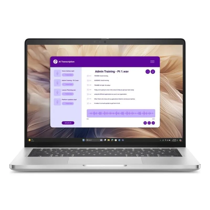 Portátil Dell Pro 14 Plus PB14250 14" Intel Core Ultra 7 255U 16GB Windows 11 Pro 512GB SSD Intel Gráficos lector de huella 966MP