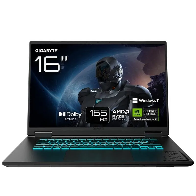 Portátil GIGABYTE GAMING A16 3VHK3EE893SH 16" AMD Ryzen 7 260 16GB 512GB SSD RTX 5060 Windows 11 Home GAMING A16 3VHK3EE893SH