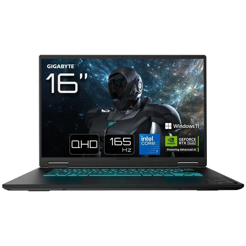 Portátil GIGABYTE GAMING A16 PRO DYHG5DECC4SH 16" Intel Core 7 240H 32GB 1TB SSD RTX 5080 Windows 11 Home GAMING A16 PRO DYHG5DECC4SH
