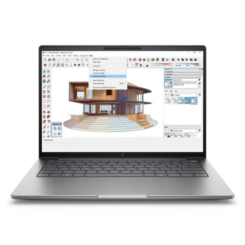 Portátil HP ZBook 8 G1i 14" Intel Core Ultra 7 255H 16GB 1TB SSD RTX 500 Ada Windows 11 Pro A3ZW8ET
