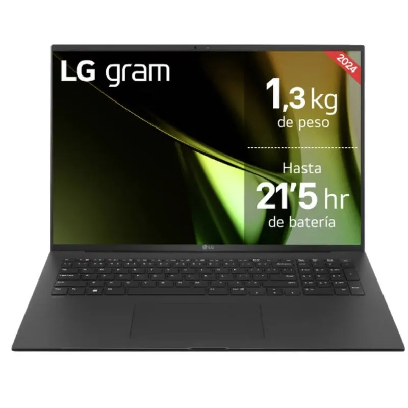 Portátil LG 17Z90TL-G.AU88B 17" Intel Core Ultra 7 258V 32GB 1TB SSD IPS WQXGA Windows 11 Negro 17Z90TL-G.AU88B