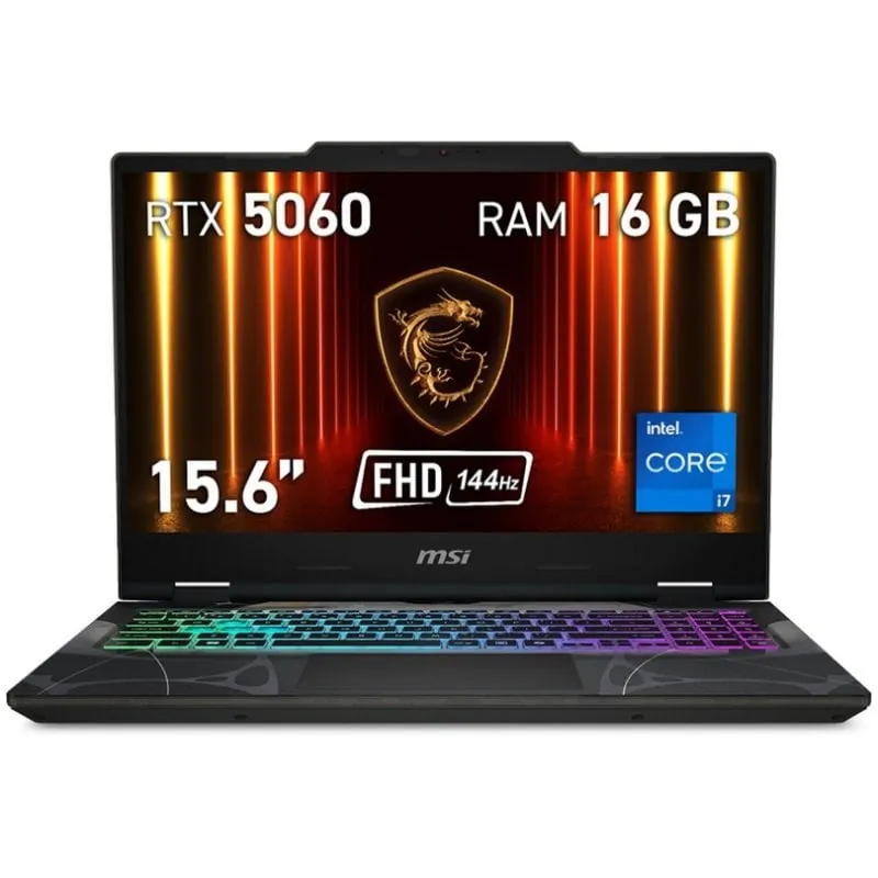 Portátil MSI Cyborg 15 B13WFKG-687XES 15.6" Intel Core i7-13620H 16GB 1TB RTX 5060 8GB FreeDOS 9S7-15Q342-687
