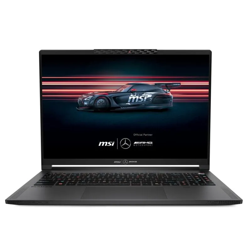 Portátil MSI Stealth A16 Mercedes AMG 16" AMD Ryzen AI 9 370 64GB 2TB SSD RTX 5070 8GB OLED 9S7-15FM33-058