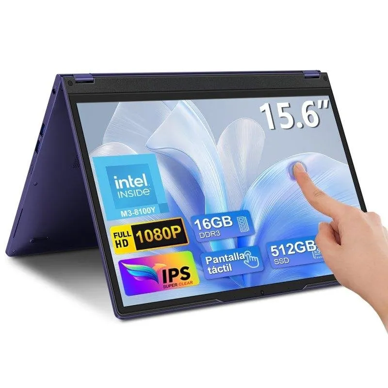 Portátil Vanwin UCC-UL156 15.6" Intel Core m3-8100Y 16GB 512GB SSD Intel UHD Graphics 615 Windows 11 Pro 101022010353