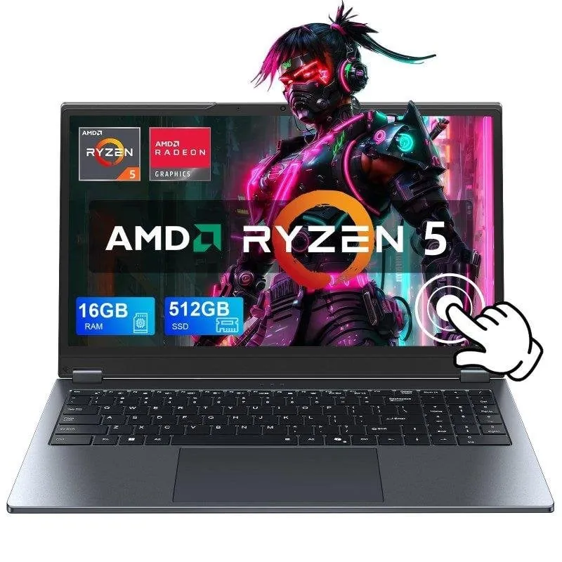 Portátil Vanwin Uccul 15.6" AMD Ryzen 5 7430U 16GB 512GB SSD Radeon RX Vega 7 Windows 11 Pro 101022010358