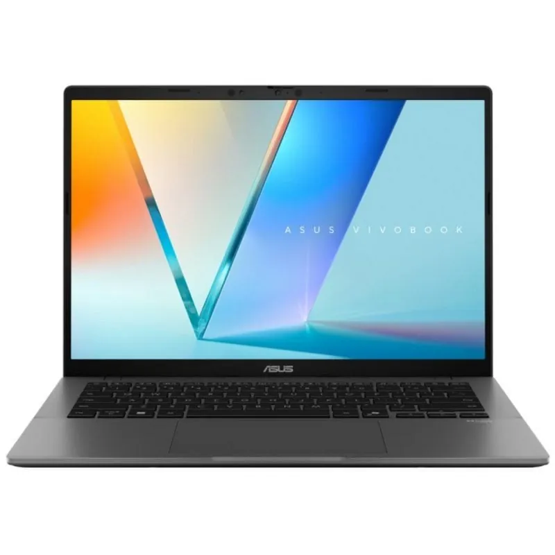 Portátil ASUS Vivobook S14 S3407QA Snapdragon X1-26-100 16GB 1TB SSD WQXGA OLED Gris Mate 90NB16B2-M002V0