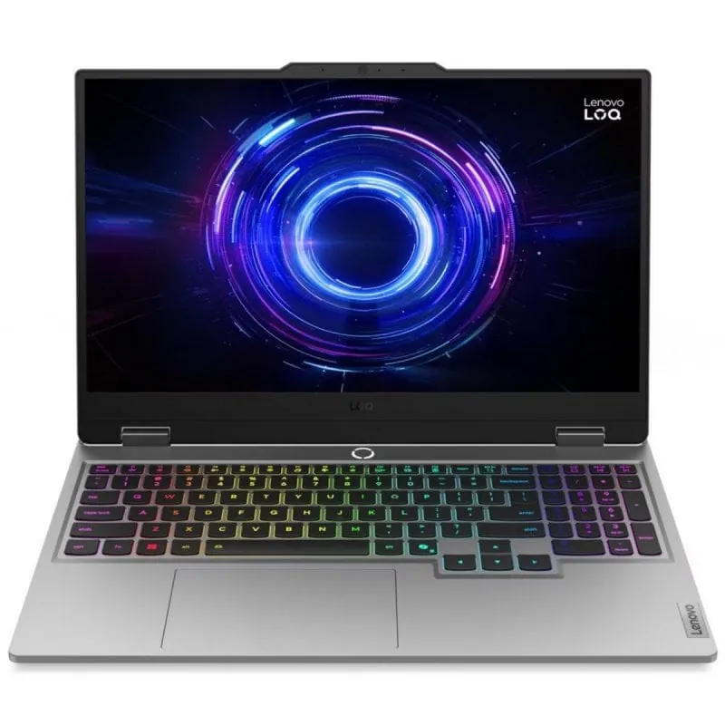 Portátil Lenovo LOQ 15IRX10 15.6" Intel Core i7-13700HX 32GB 1TB SSD RTX 5060 8GB Luna Grey RGB e-Shutter 83JE00M9SP
