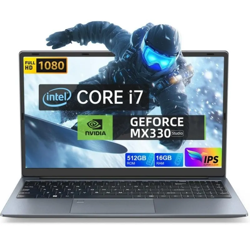 Portátil Vanwin GLX257KU Intel Core i7-6600U 16GB 512GB SSD NVIDIA MX330 15.6" FHD Gris 101022010298