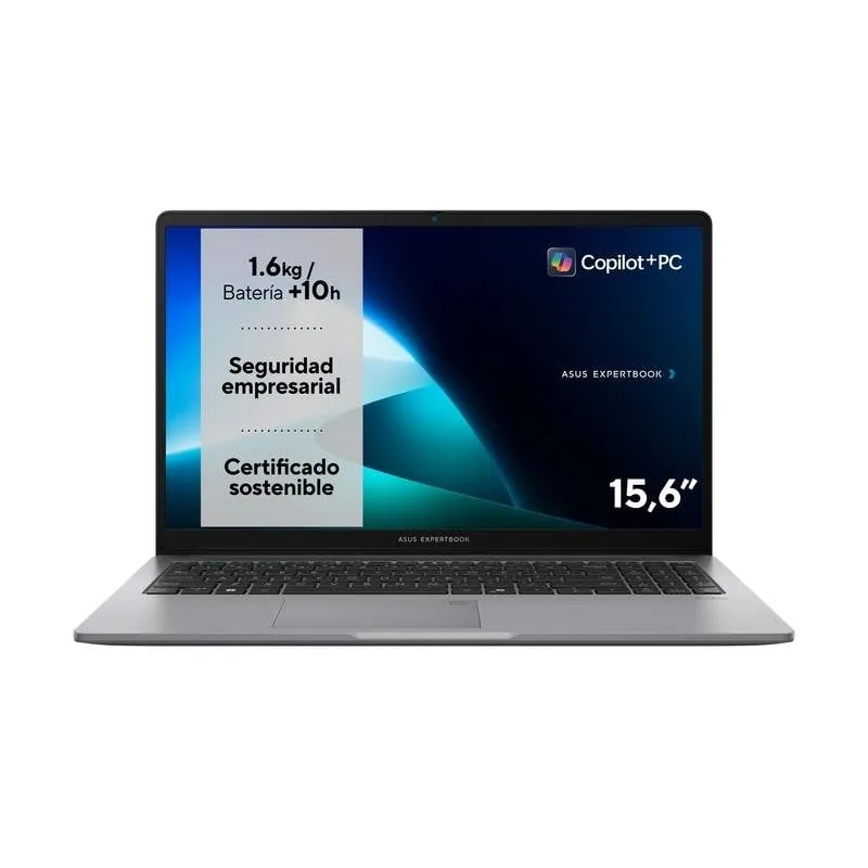 Portátil Asus ExpertBook P1 15.6″ Intel Core i7-13620H 16GB 512GB SSD Win11 Pro Gris QWERTY 90NX0881-M00S10
