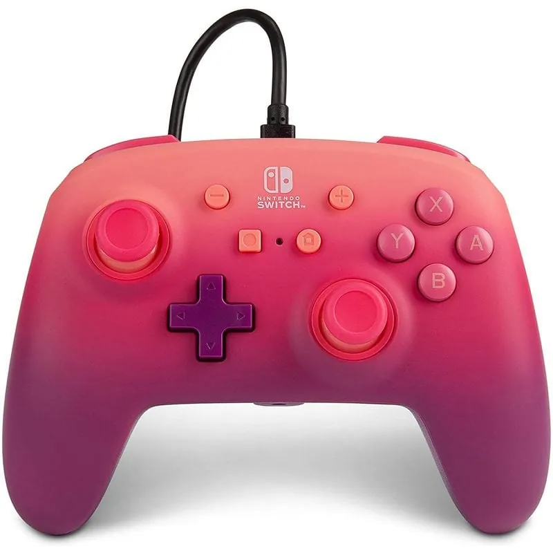 Power A Mando con Cable Fucsia para Nintendo Switch 1518602-01