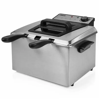 Princess 185000 Freidora 5L 3270W Plateada 01.185000.01.001