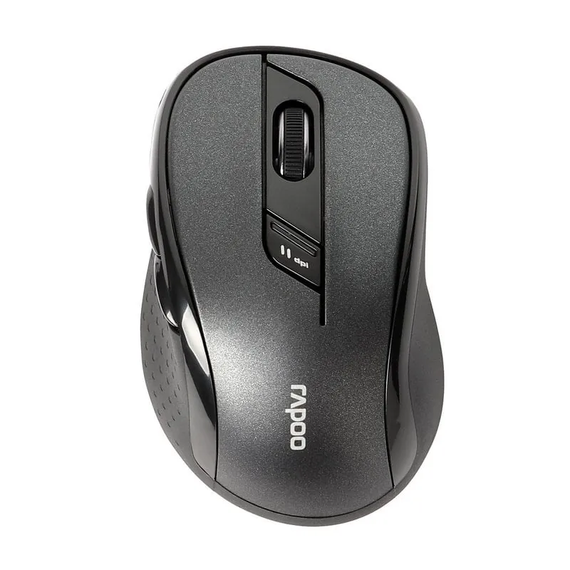 Rapoo M500 Silent Ratón Óptico Inalámbrico 1600DPI Negro 00184535
