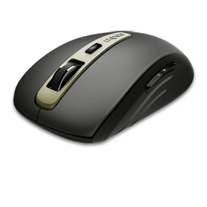 Rapoo MT350 Ratón Óptico Inalámbrico Bluetooth 1600 DPI Negro 17935