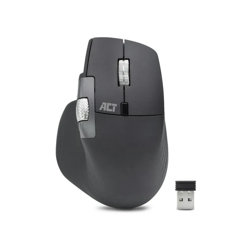 Ratón ACT AC5147 inalámbrico Multi-connect Bluetooth USB 4800 DPI Gris AC5147