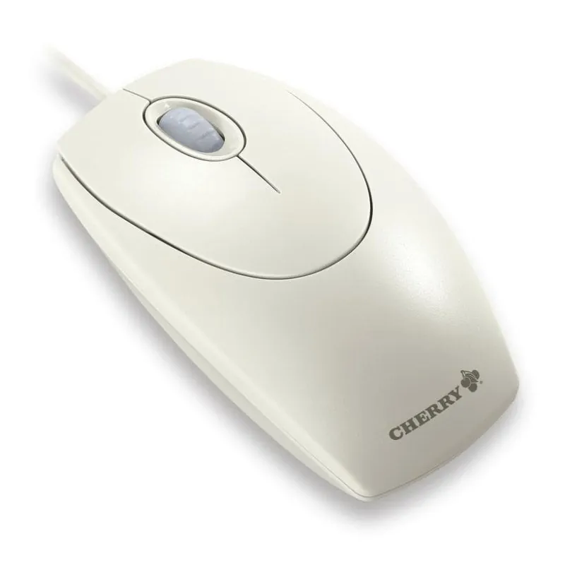 Ratón Cherry M-5400 USB Óptico 1000 DPI Ambidiestro Gris con Rueda M-5400