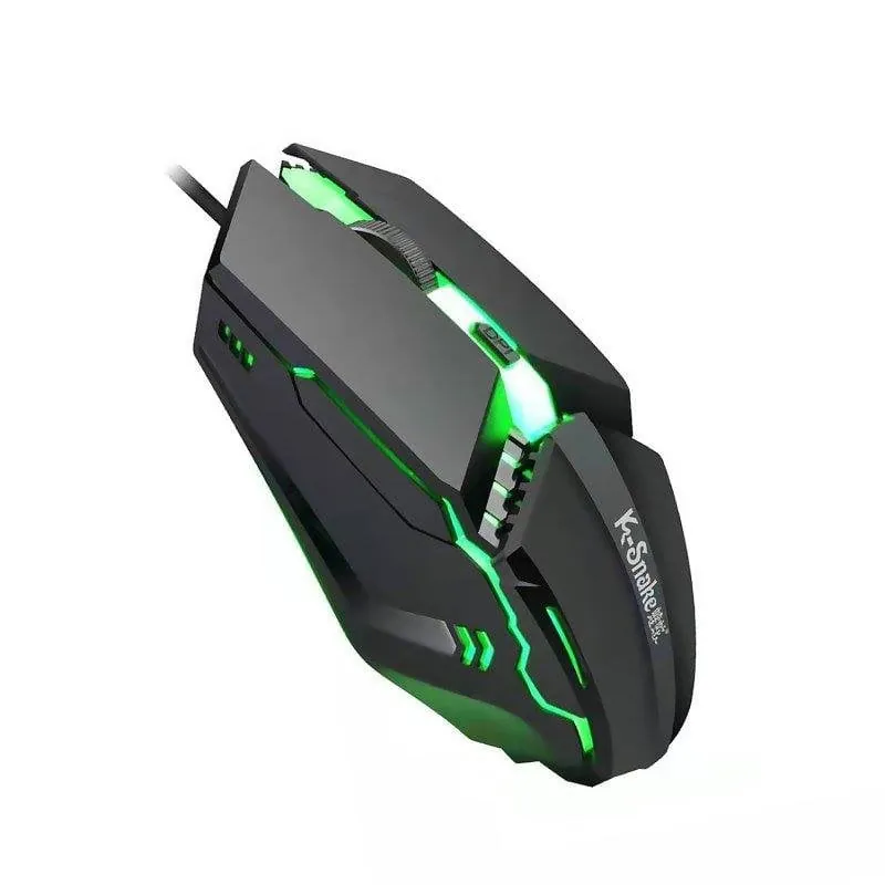 Ratón Dam Electronics M11 USB 1600DPI RGB 4 Botones Negro Iluminación LED DMAR0062C00